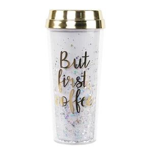Glitter/confetti Coffee Tumbler